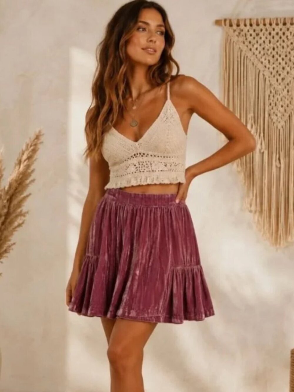 Madewell Velvet Mini Skirt Size 12